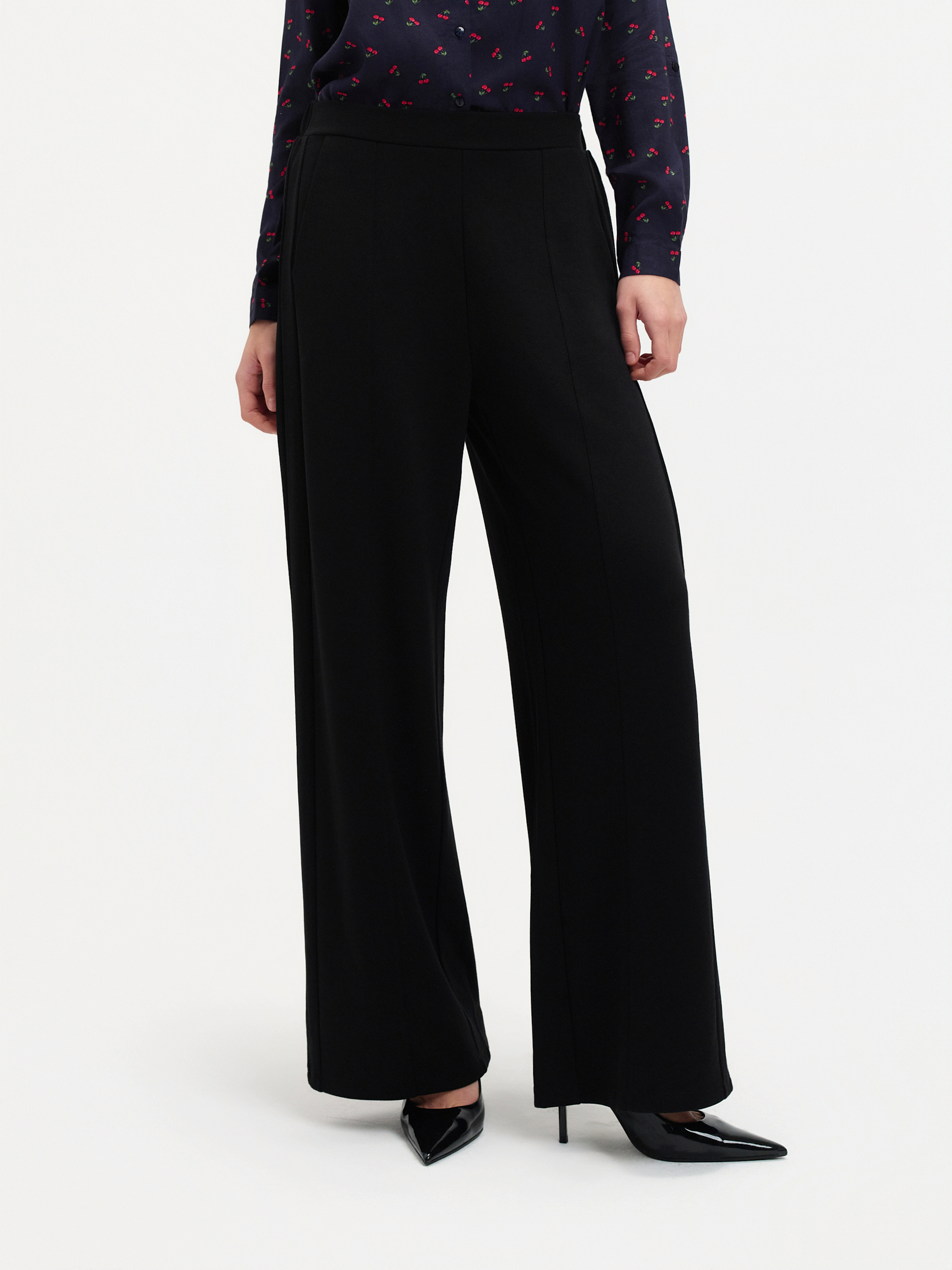 Eleganckie spodnie w kant 