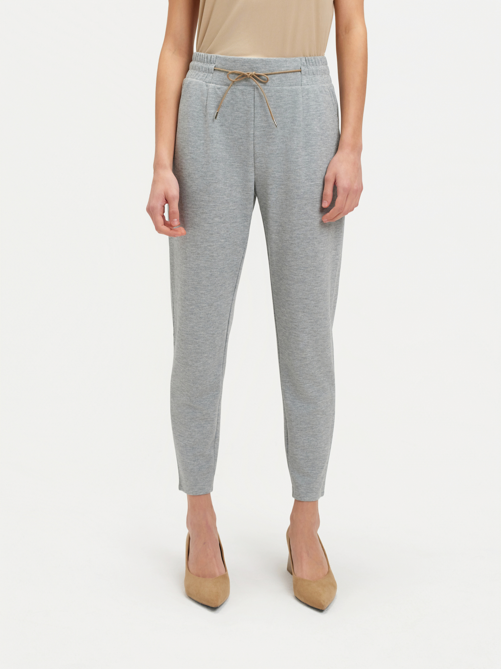 Szare spodnie jogger