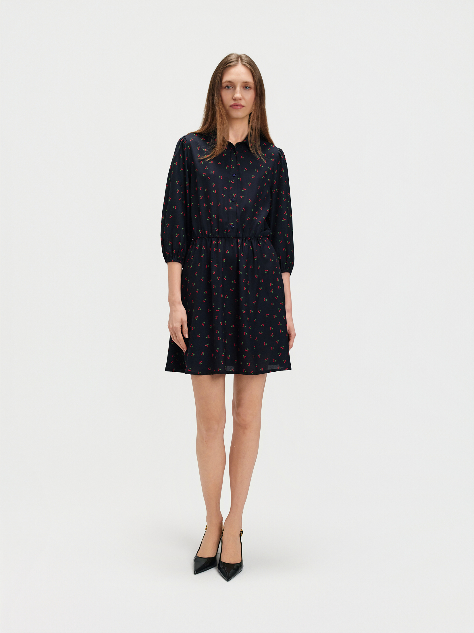 Krótka sukienka z nadrukiem 