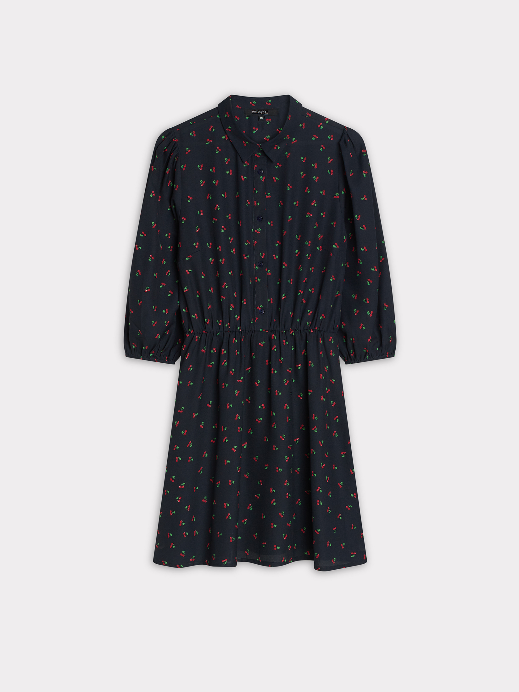 Krótka sukienka z nadrukiem 