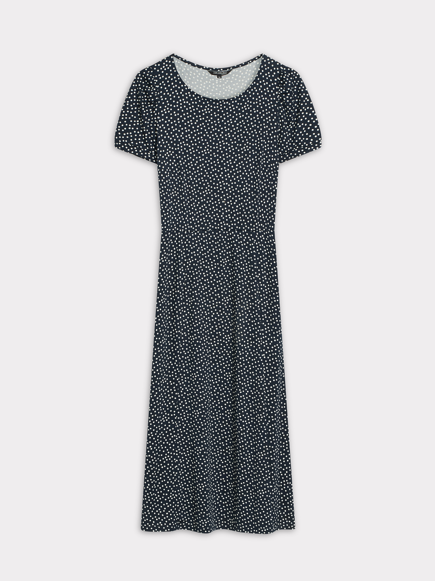 Sukienka maxi w groszki 