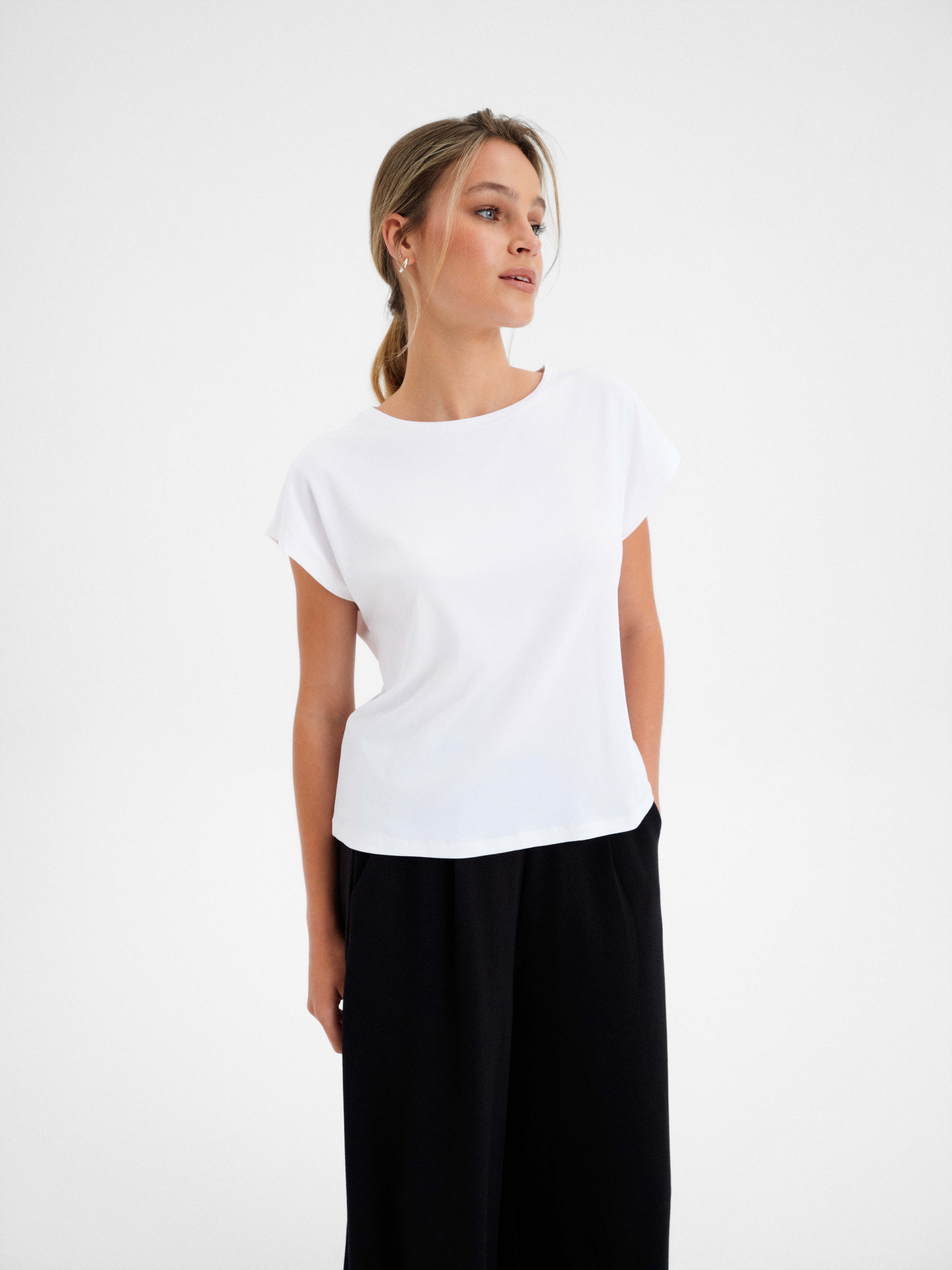 Biały top basic 