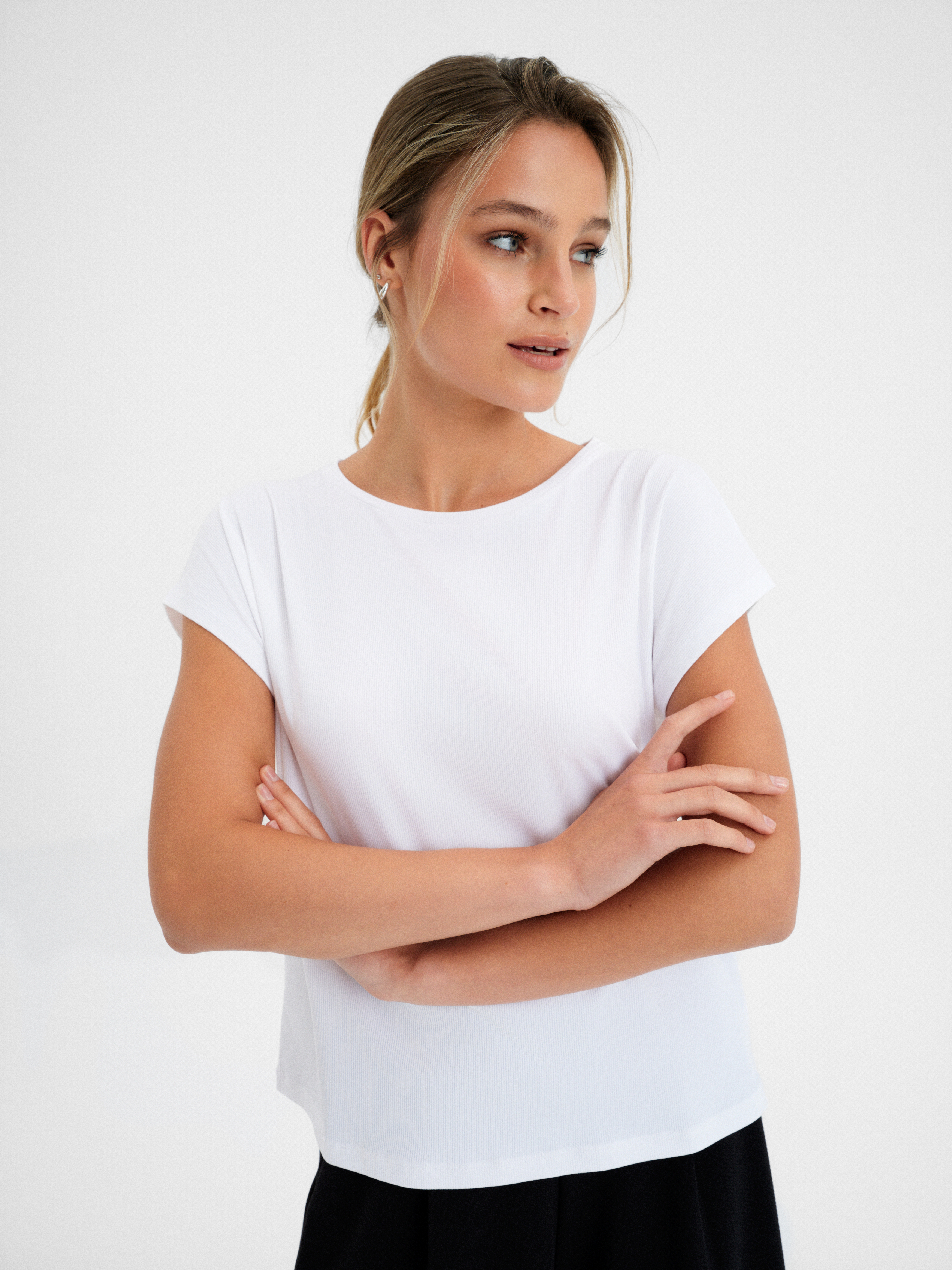 Biały top basic 