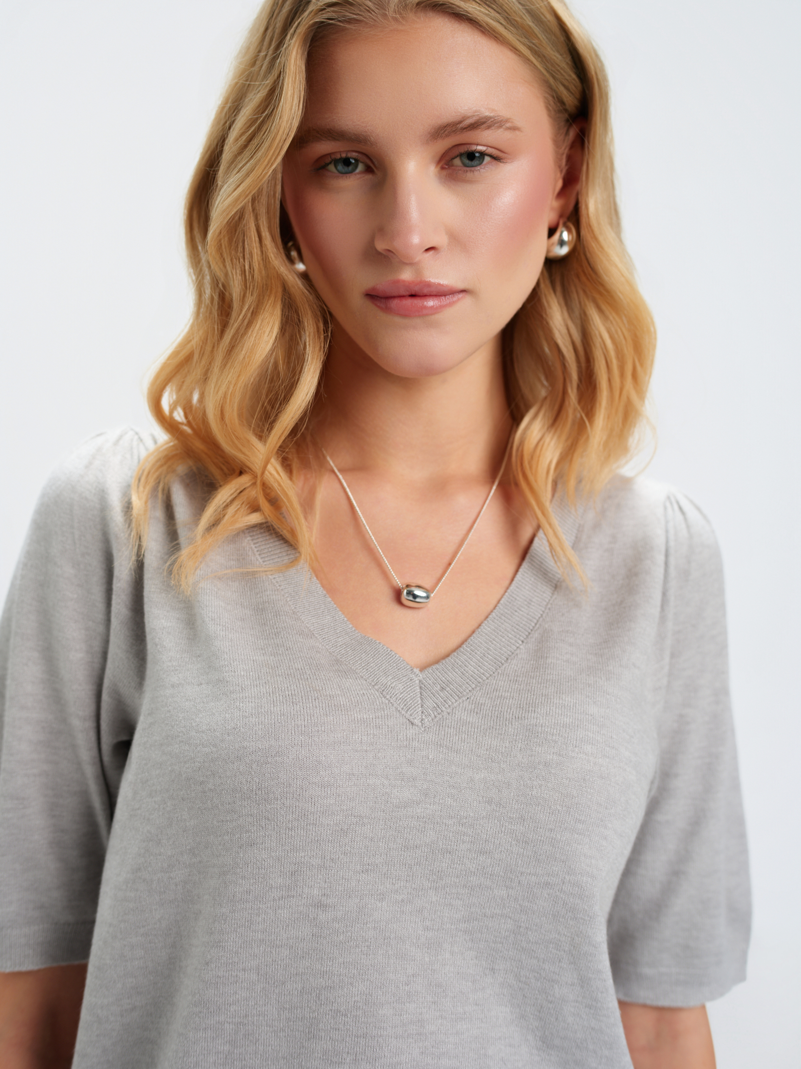 Sweter damski krótki rękaw