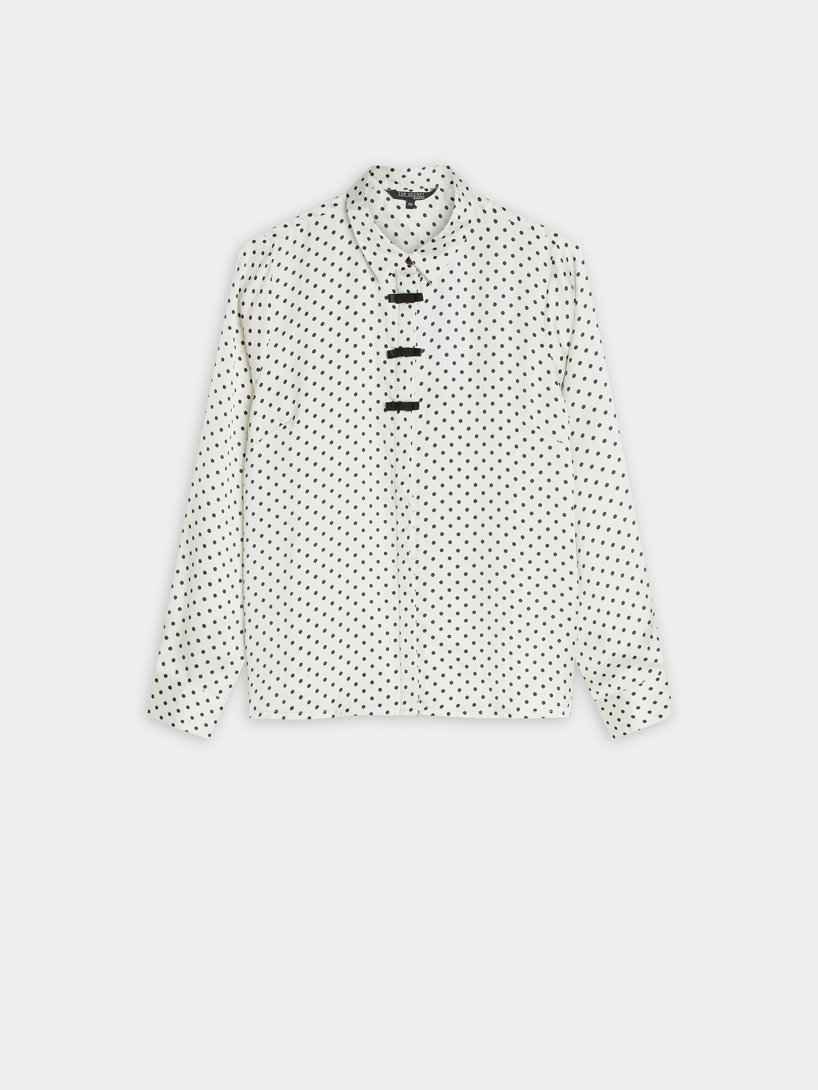 Elegancka koszula w groszki 