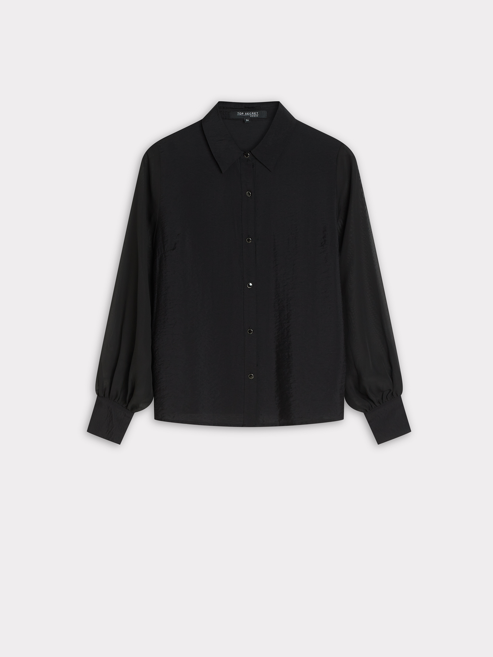 Czarna klasyczna koszula 