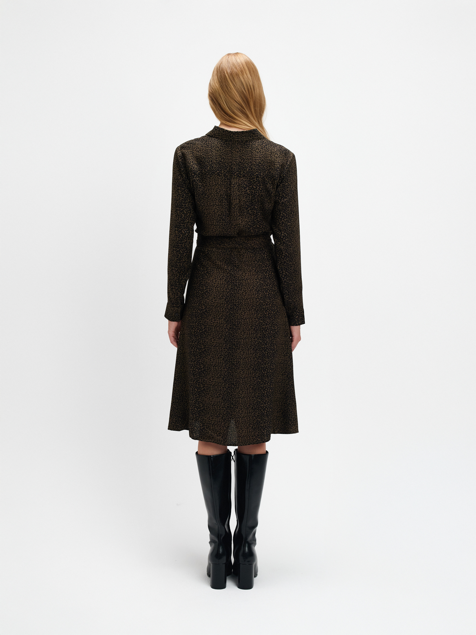 Szmizjerka z printem w panterkę 