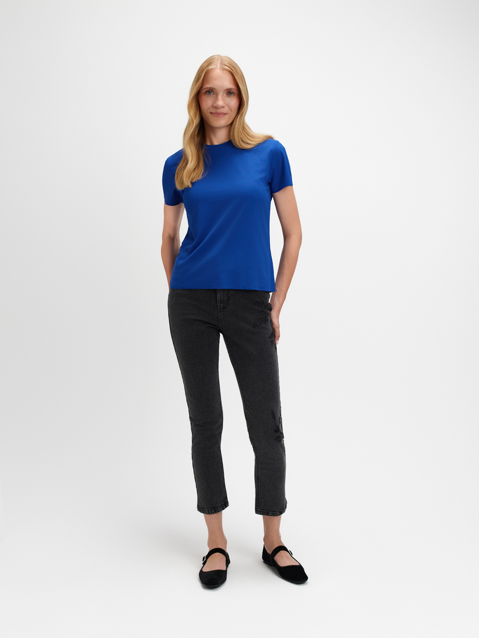 Kobaltowy top basic  Kobaltowy top basic