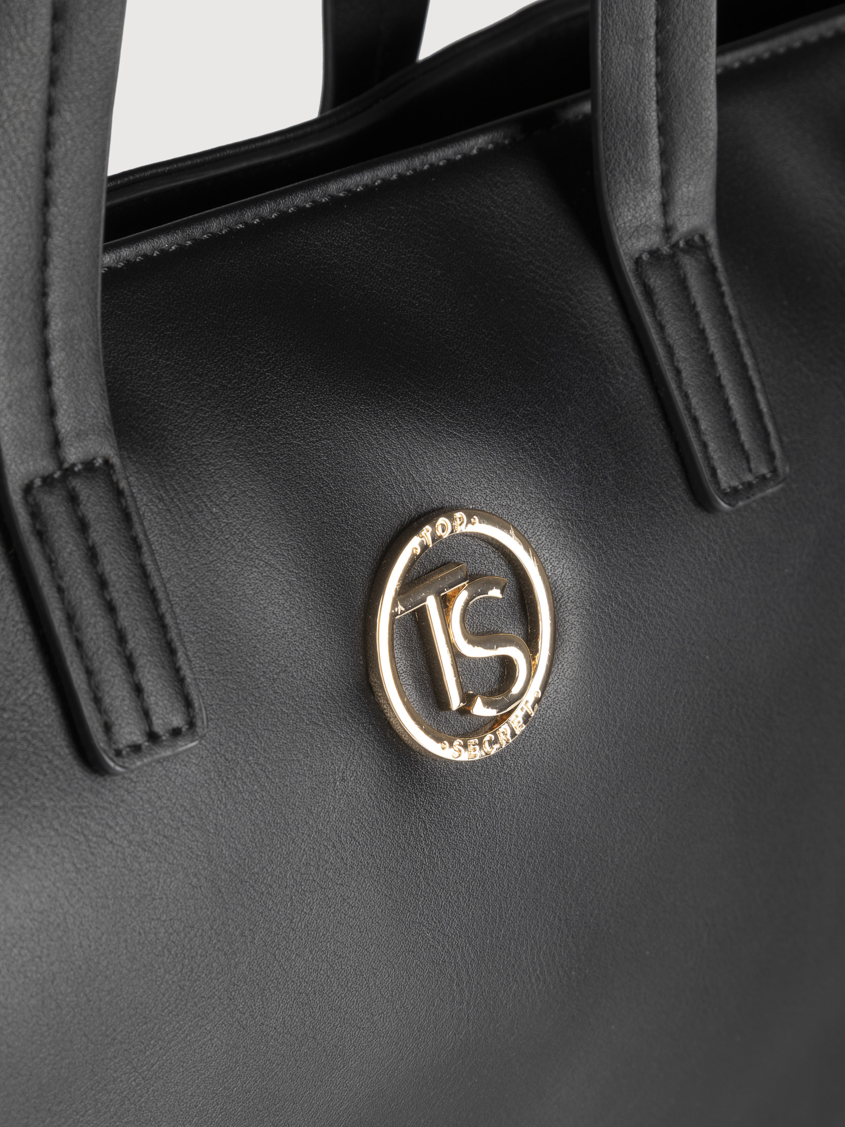 Torba shopper z imitacji skóry 